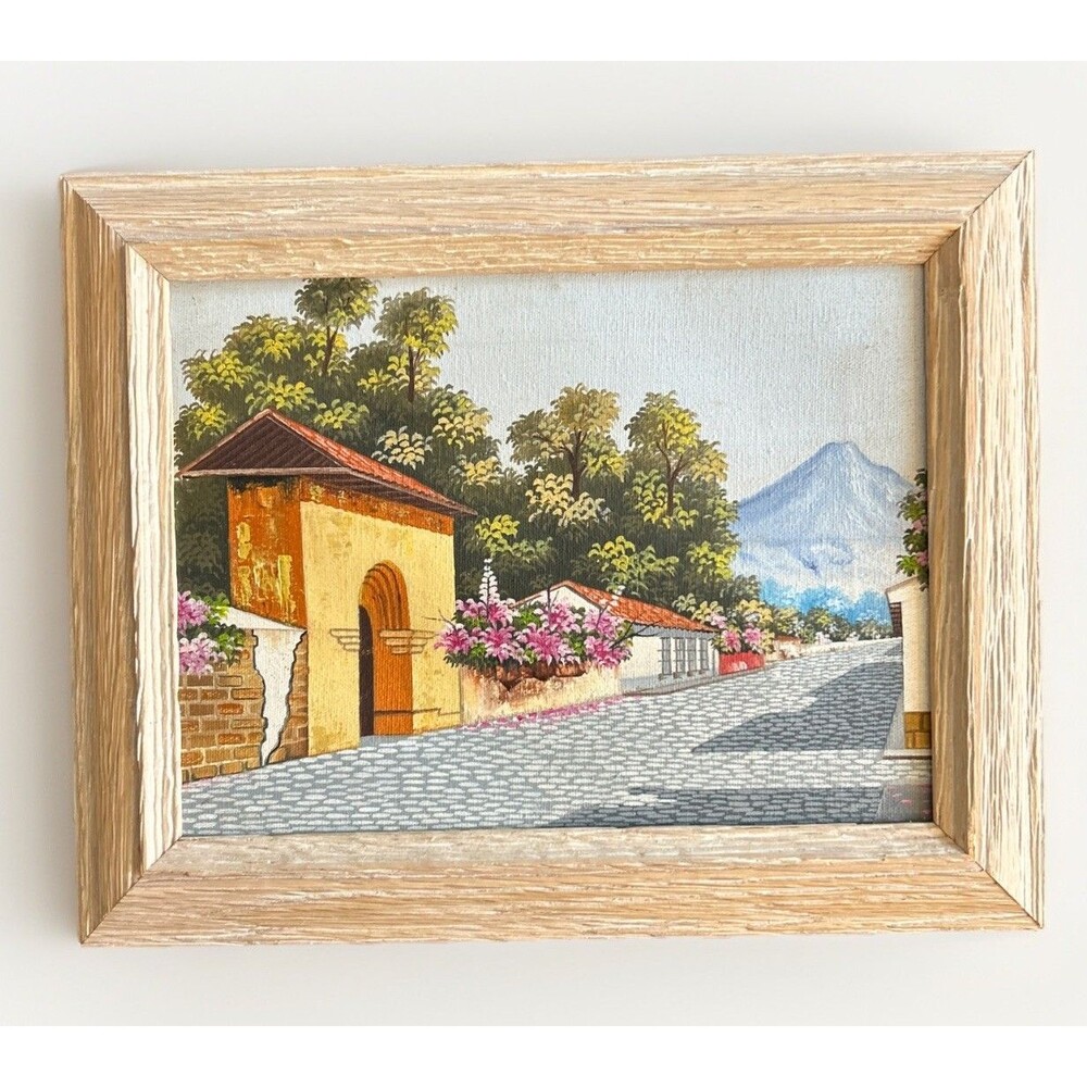 Small Guatemala Antigua Painting Unsigned